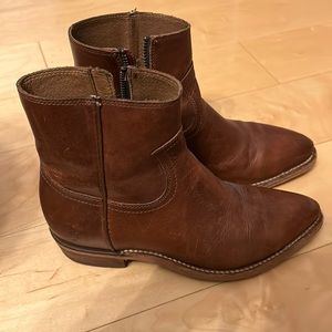 Frye brown leather boots